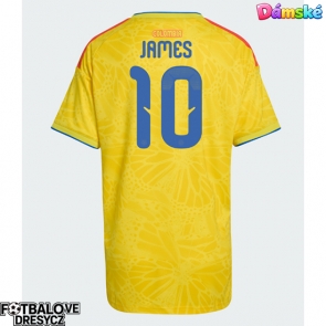 Kolumbie James Rodriguez #10 Dámské Domácí Dres MS 2026 Krátký Rukáv